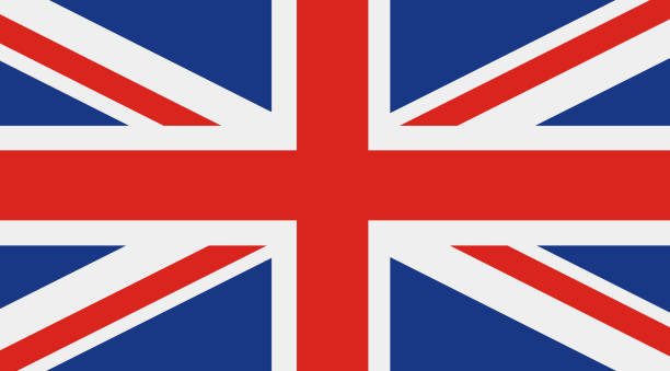 Great Britain flag, United Kingdom flag vector icon